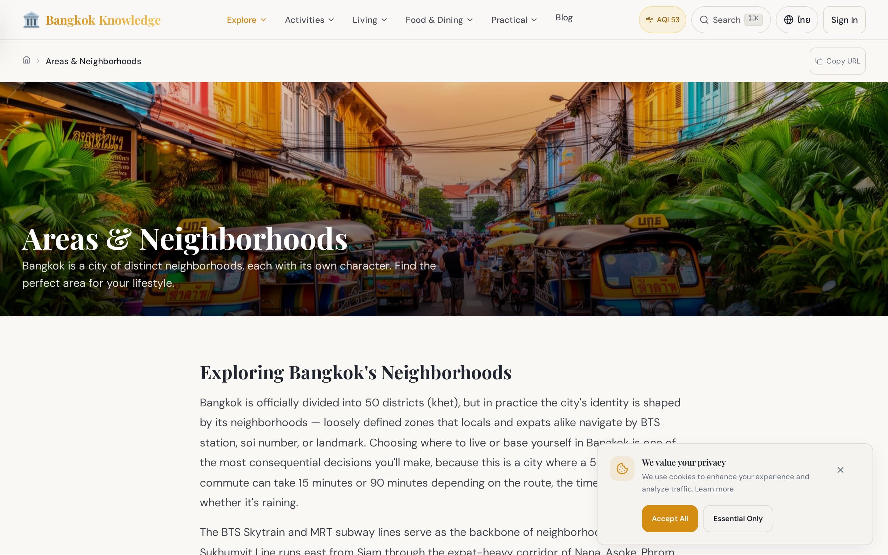 Bangkok Knowledge screenshot thumbnail 2