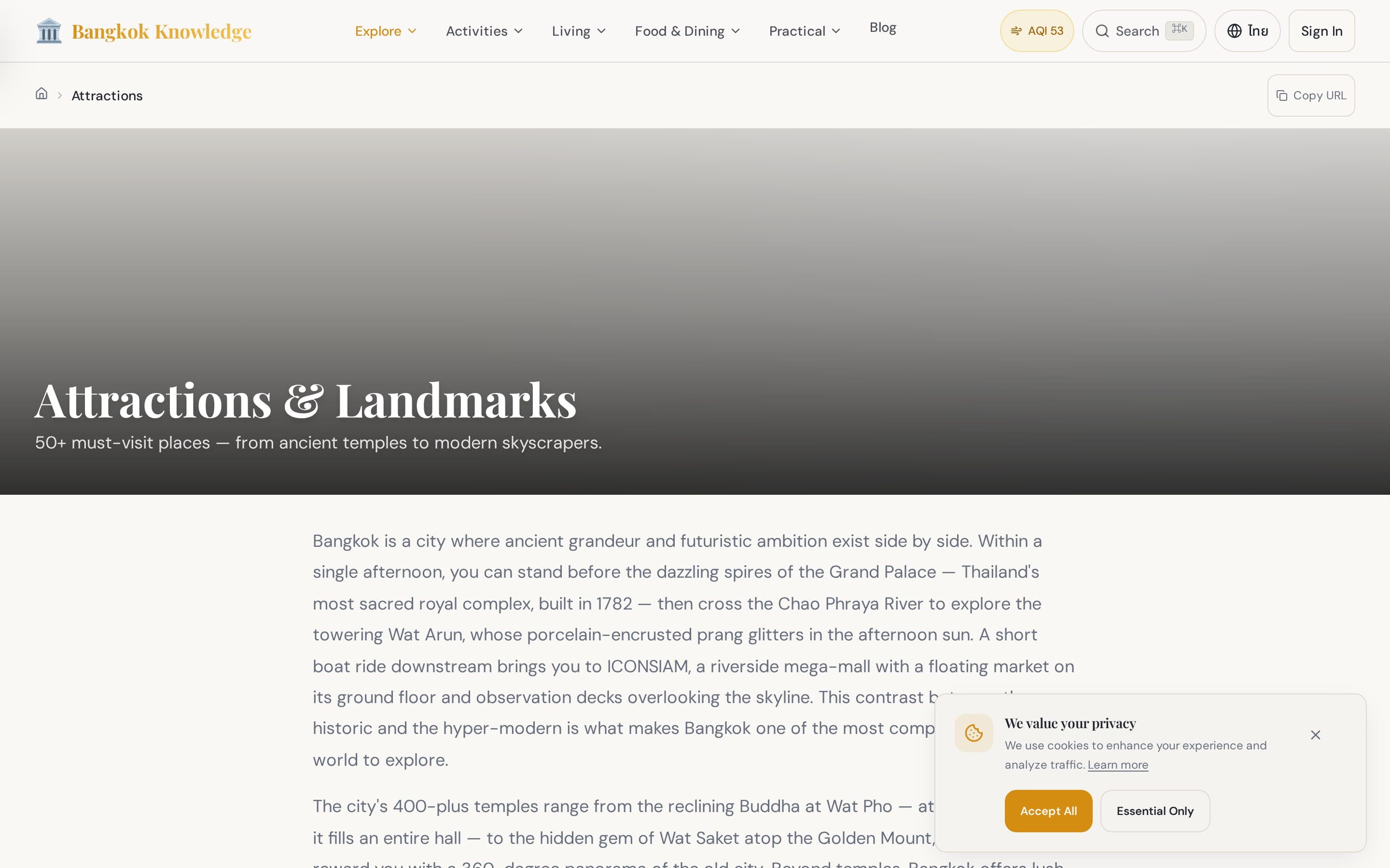 Bangkok Knowledge screenshot thumbnail 3