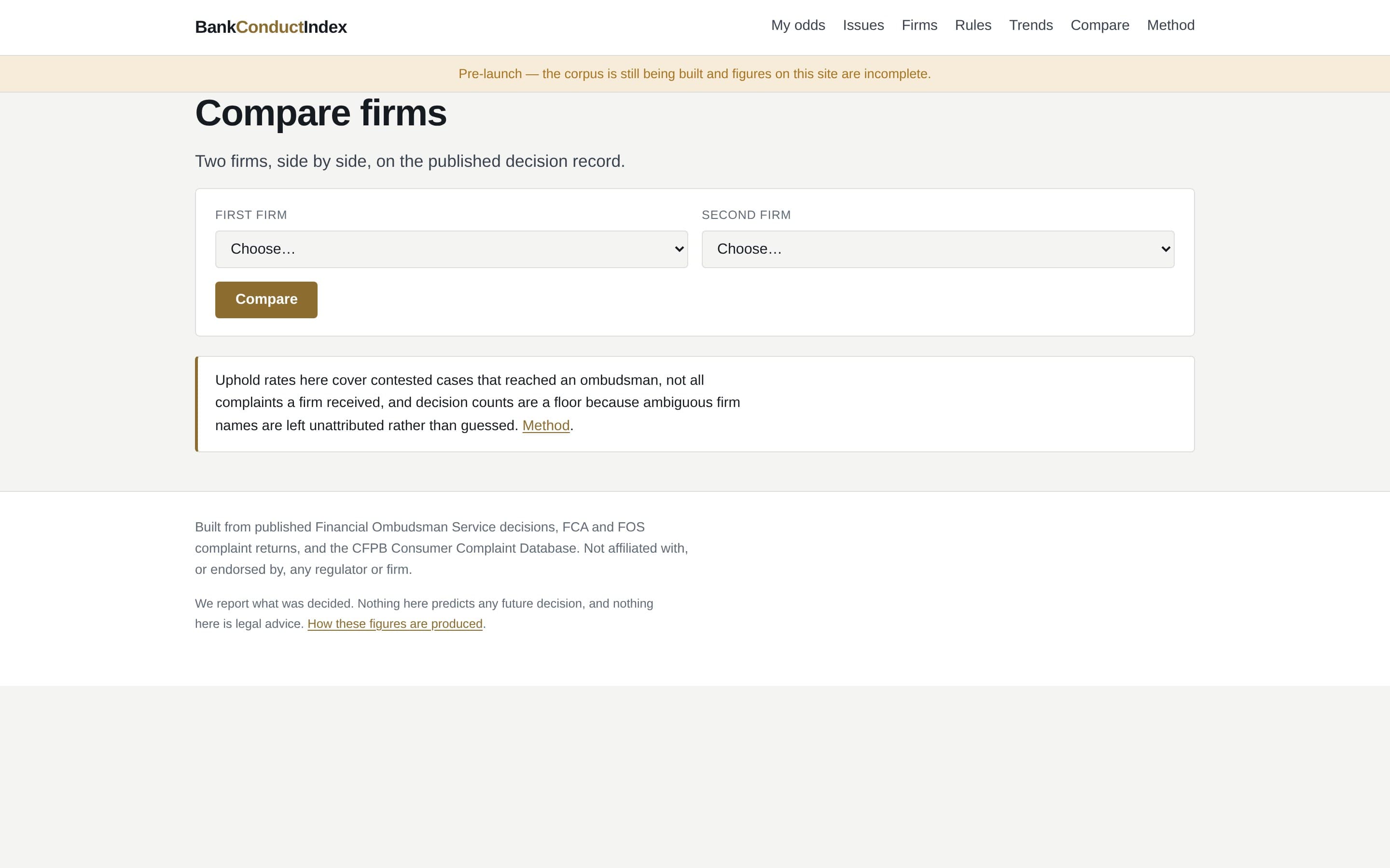 Bank Conduct Index screenshot thumbnail 3