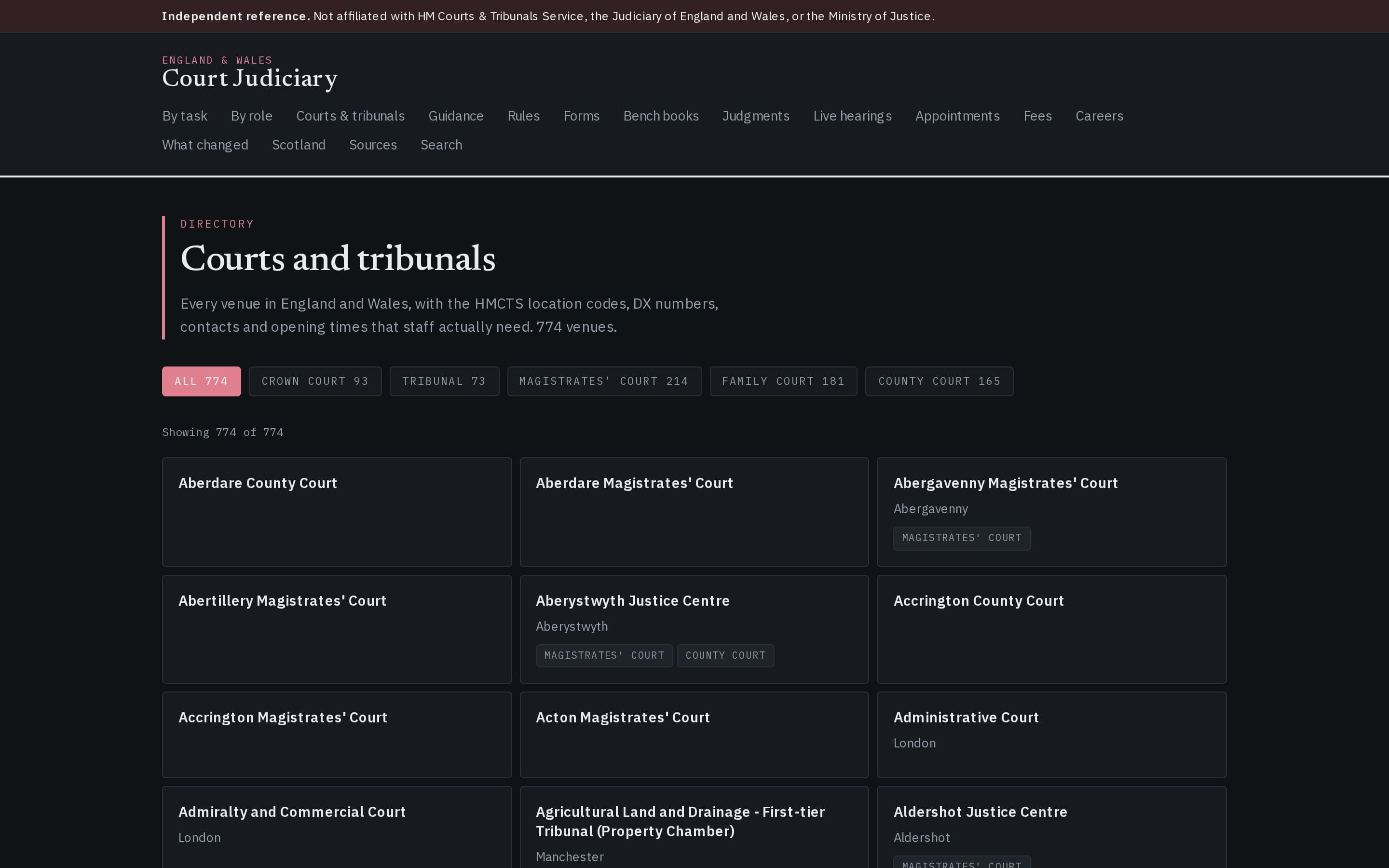Court Judiciary screenshot thumbnail 2