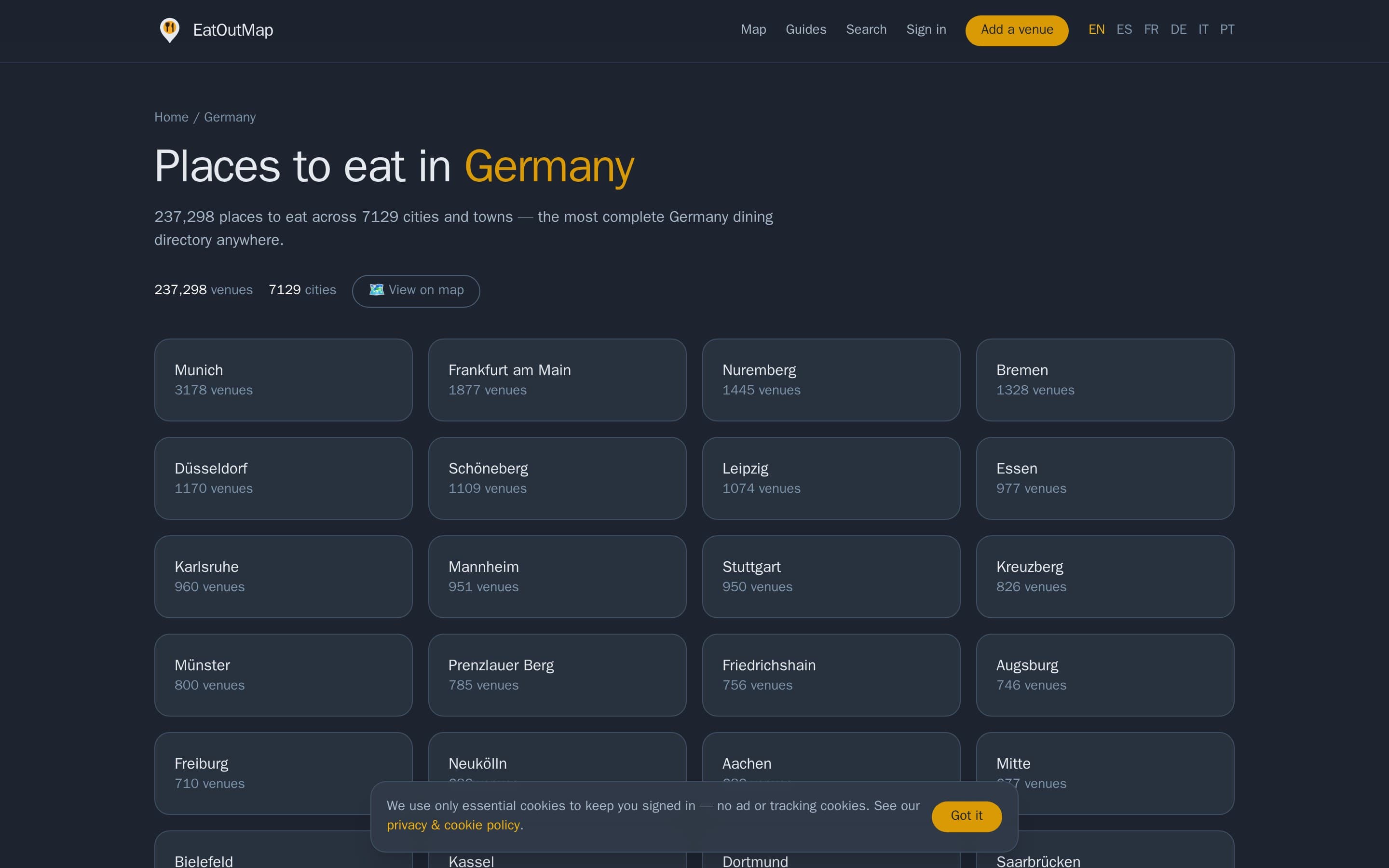 EatOutMap screenshot thumbnail 3