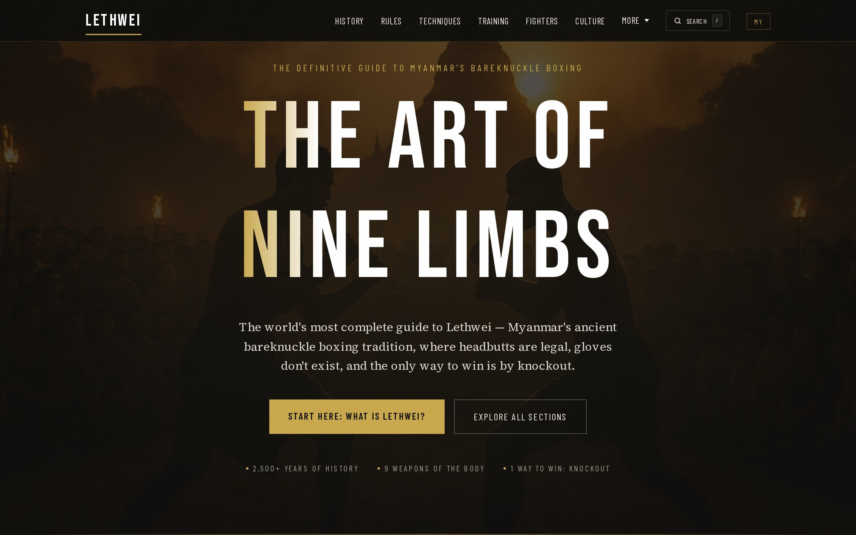 The Lethwei Bible homepage