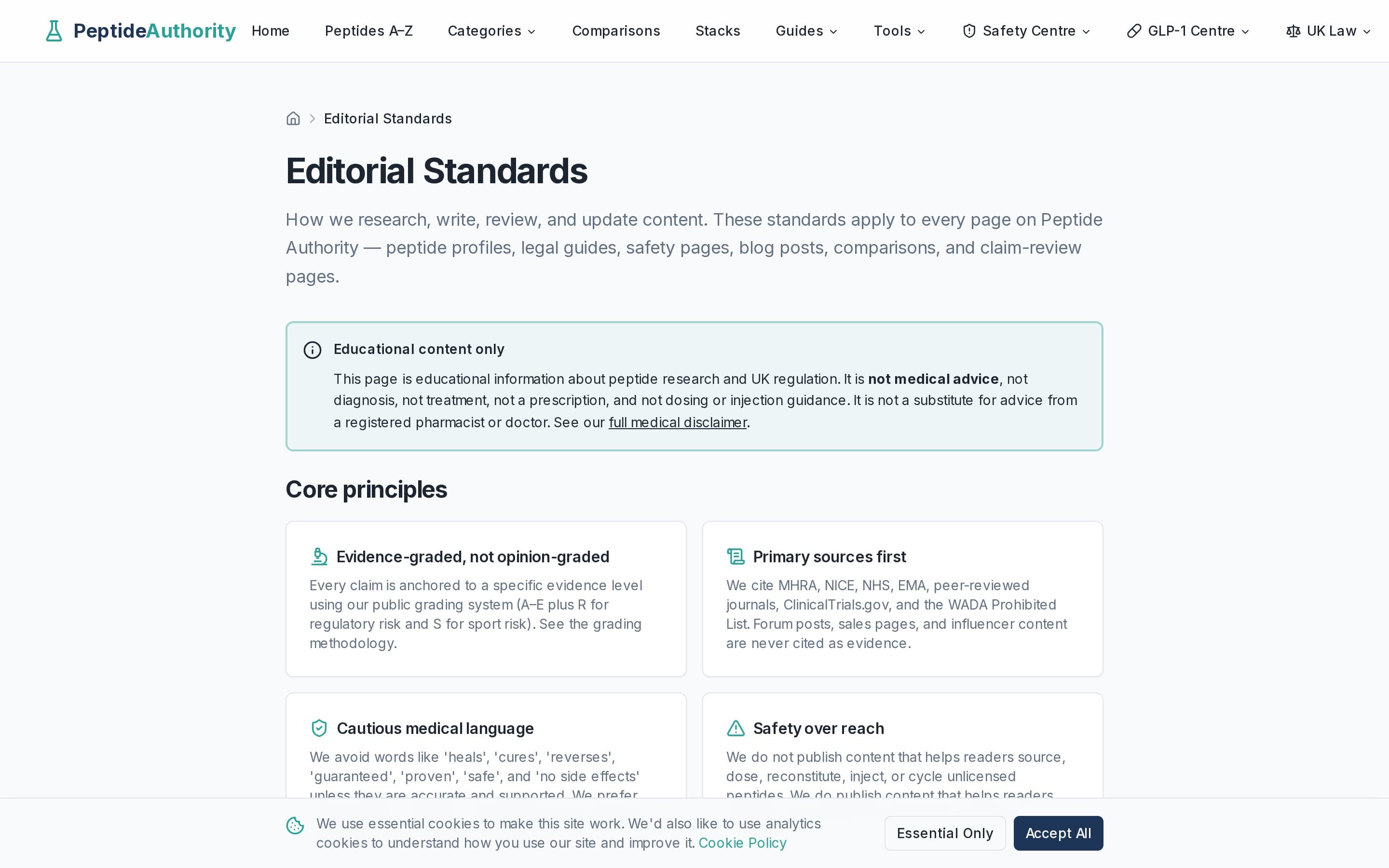 Peptide Authority screenshot thumbnail 3