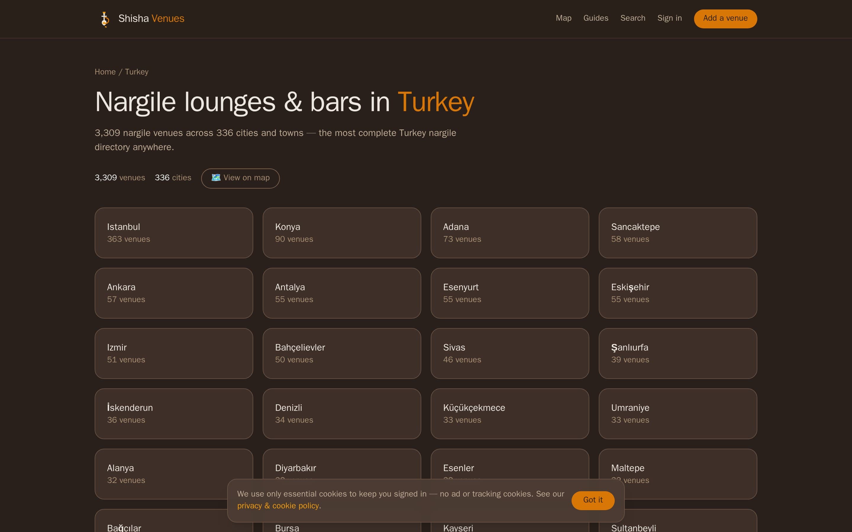 Shisha Venues screenshot thumbnail 2