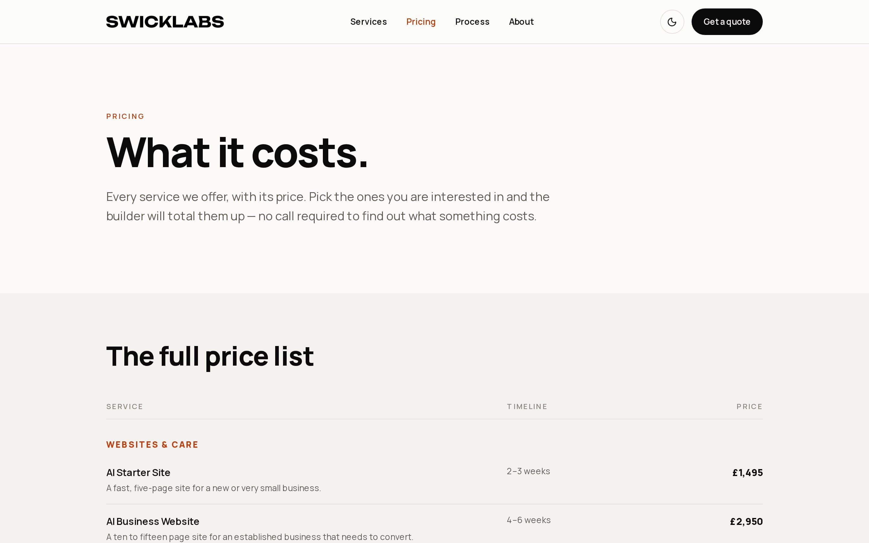 Swick Labs screenshot thumbnail 2