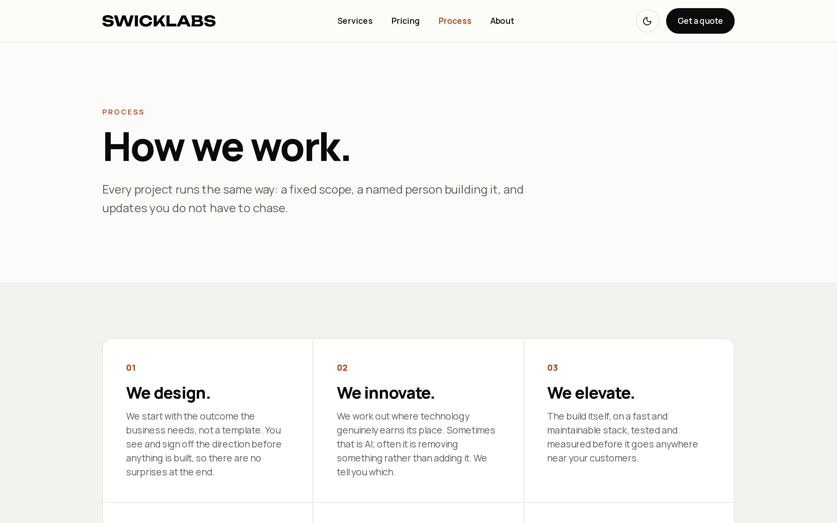 Swick Labs screenshot thumbnail 3