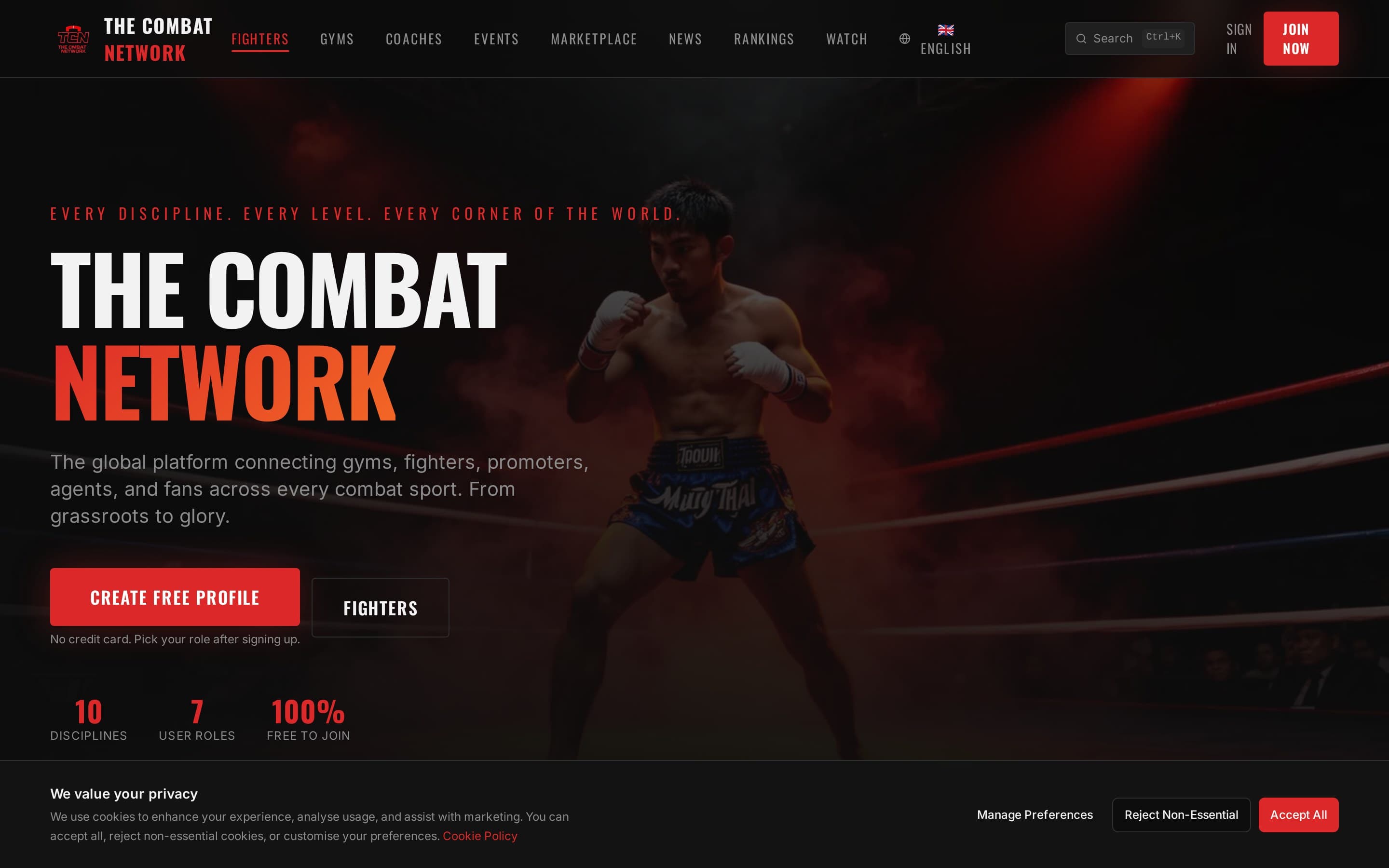 The Combat Network screenshot thumbnail 2