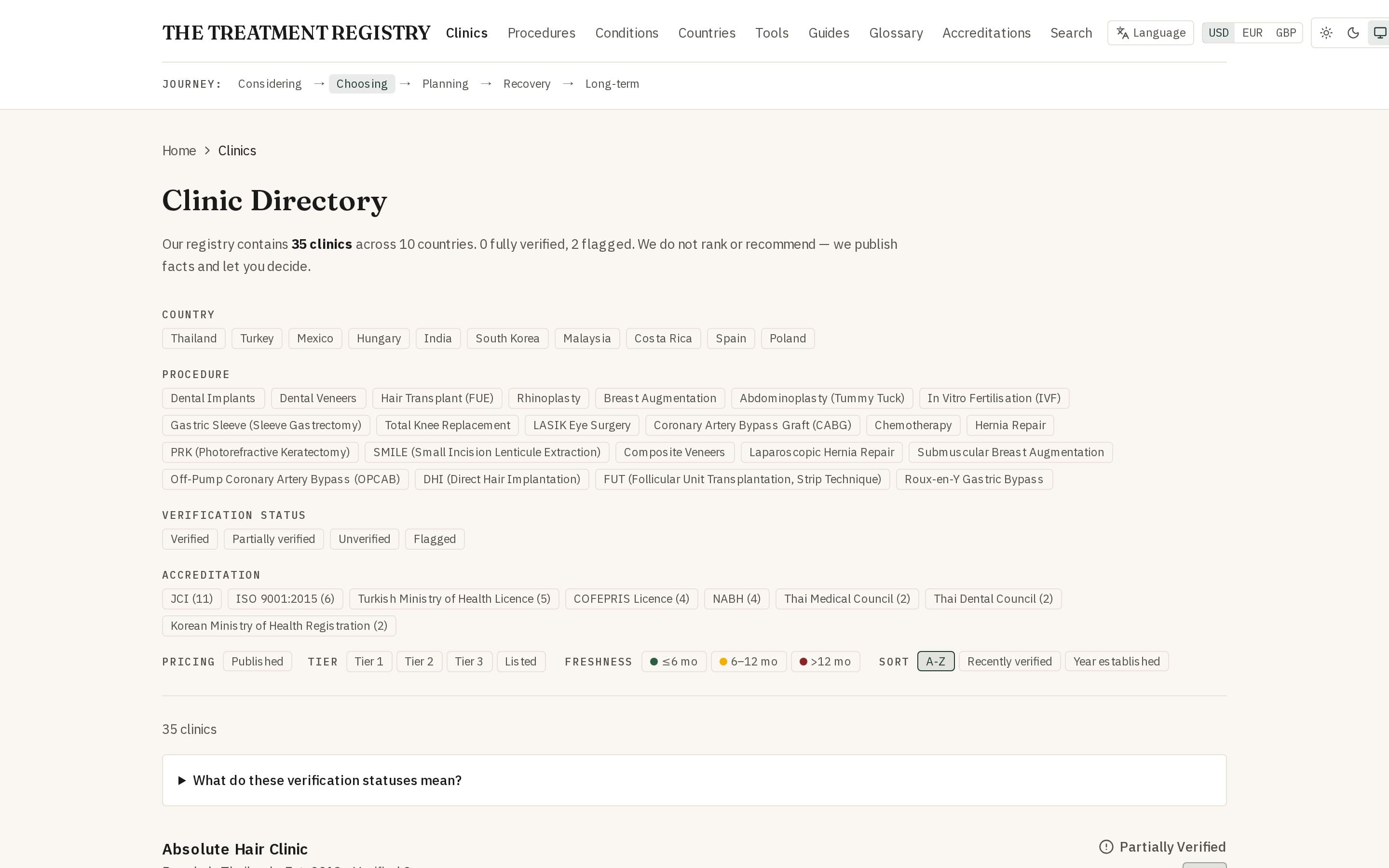 The Treatment Registry screenshot thumbnail 2