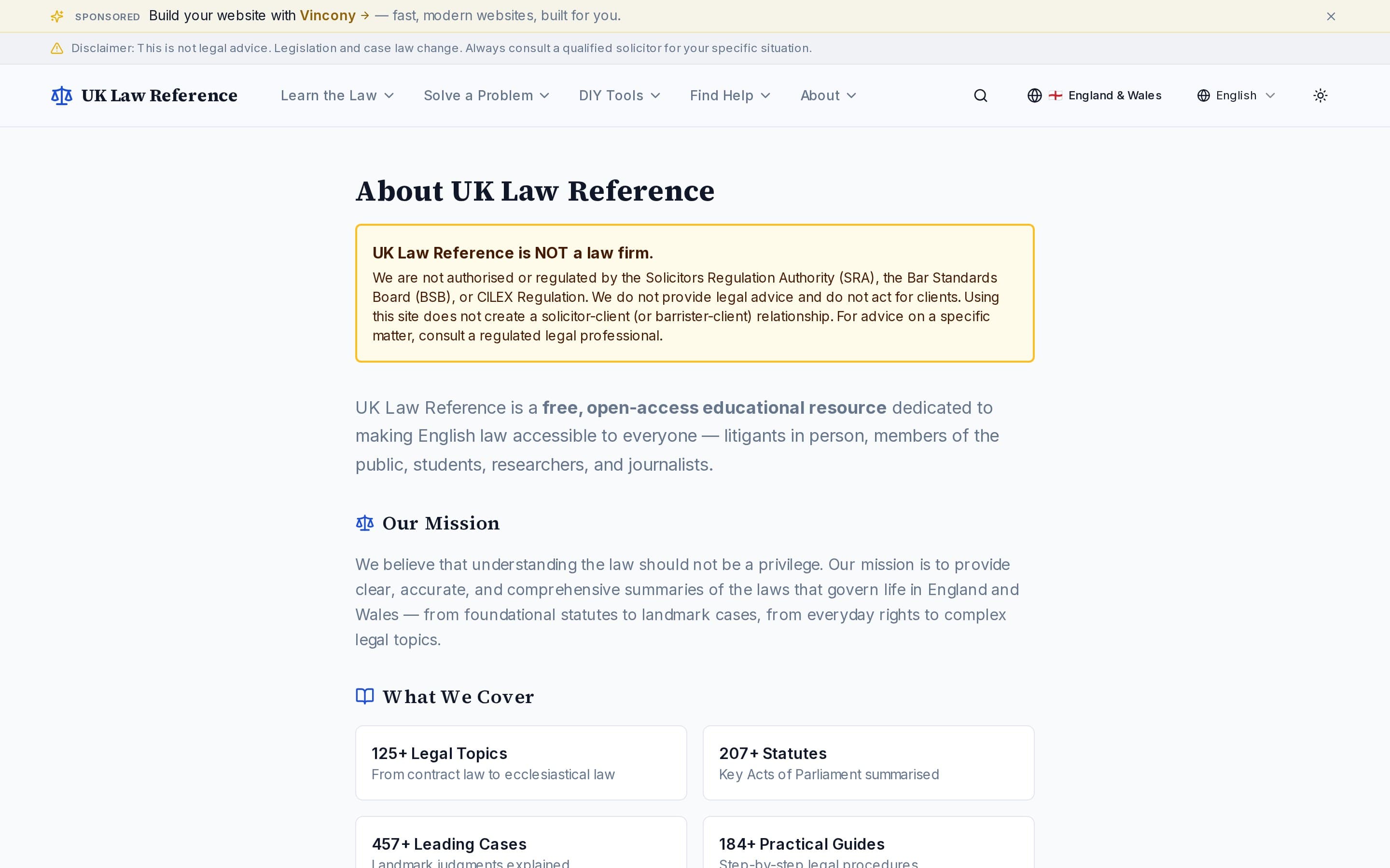 UK Law Reference screenshot thumbnail 2