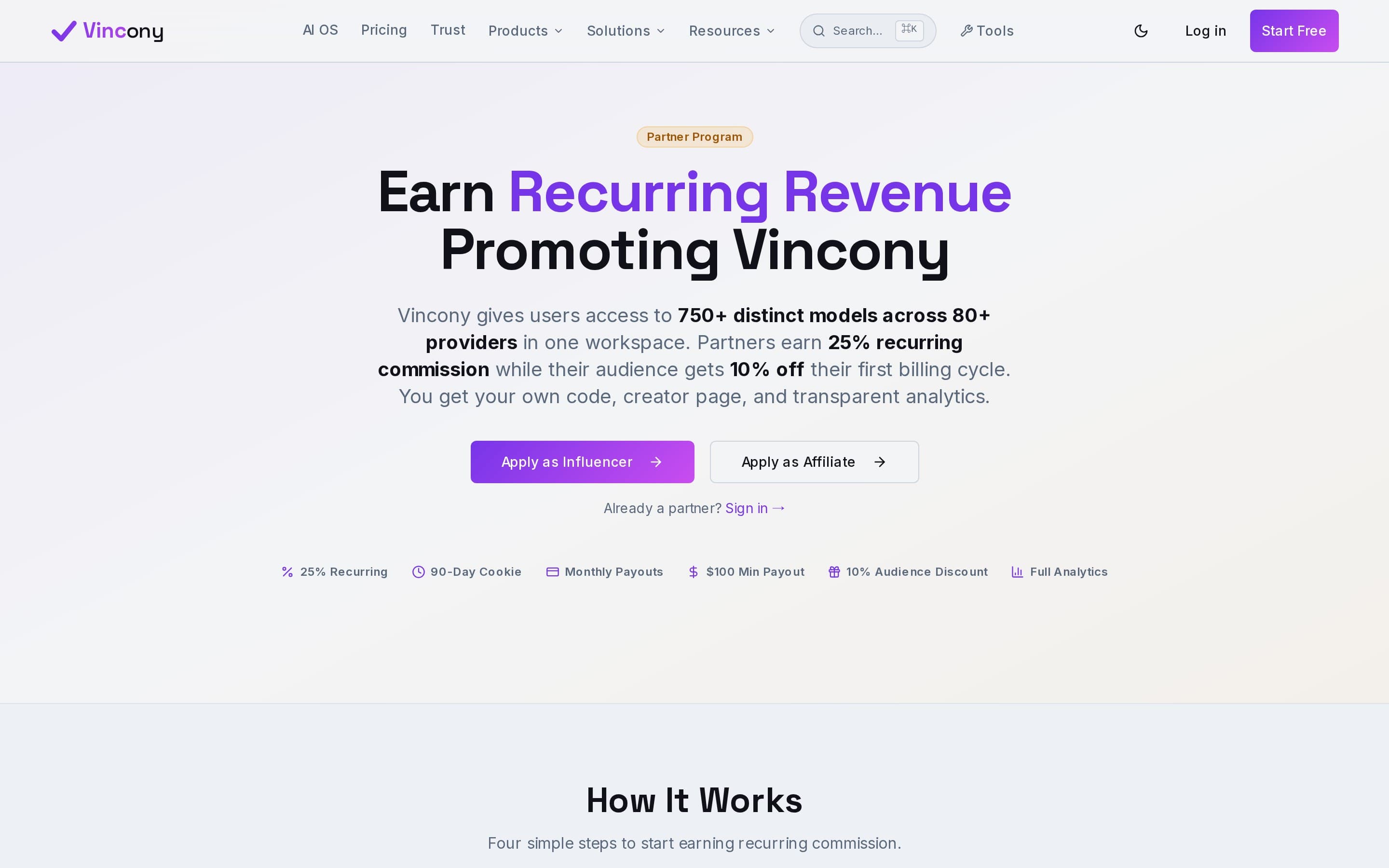 Vincony screenshot thumbnail 2