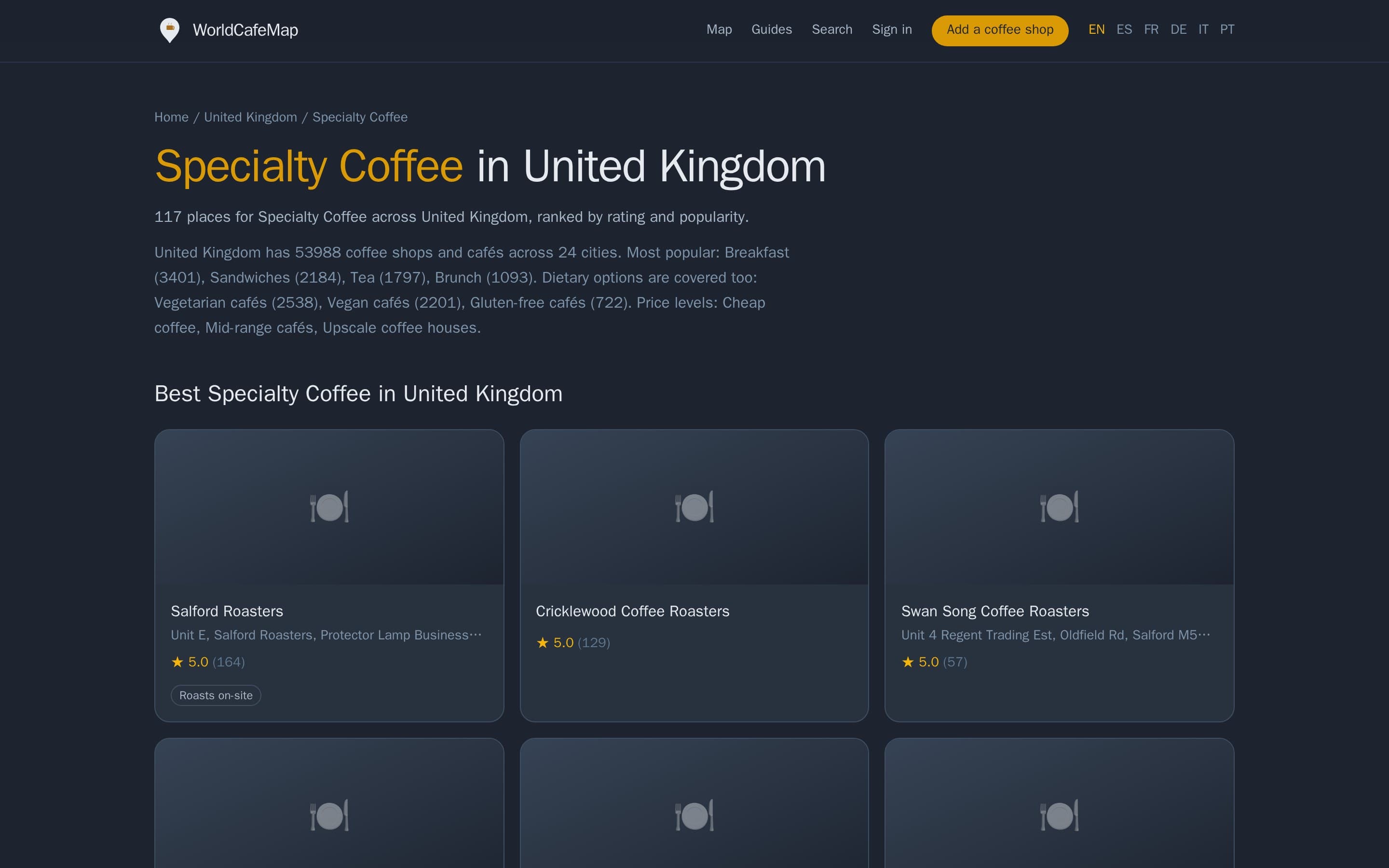 WorldCafeMap screenshot thumbnail 3